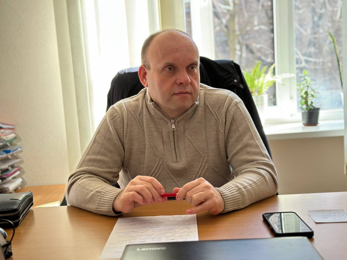У робочому кабінеті